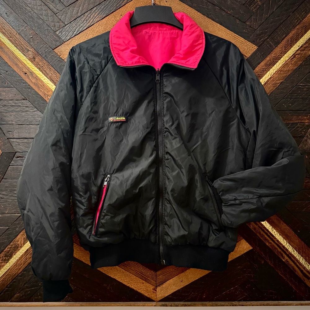 Vintage 90s Columbia Reversible Puffer Jacket